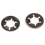 RS PRO Enamelled Steel Open Push-On Fastener for 12mm Shaft