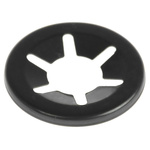 RS PRO Enamelled Steel Open Push-On Fastener for 6.35mm Shaft