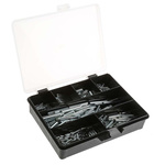 600 piece Galvanised Steel Metric Spring Tension Pin Kit