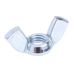 36mm Bright Zinc Plated Steel Wingnut, M8