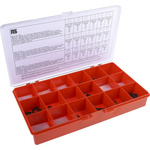 890 piece E Type, External, Internal Steel Circlip Kit for 1.7 → 12 mm, 3 → 12 mm, 8 → 12 mm Shaft