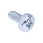 RS PRO Pozidriv Pan Steel Machine Screws DIN 7985Z, M3x6mm