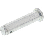 RS PRO 19.05mm Bright Zinc Plated Steel Clevis Pin, 8mm Diameter