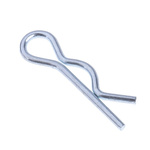 RS PRO 19.5mm Bright Zinc Plated Steel Retaining Clip, 4.76mm Diameter