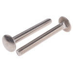 Plain Stainless Steel Coach Bolt, M8 x 70mm