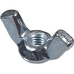 Zinc Steel Wingnut, 1/2-13in, Forged Steel