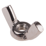 18mm Plain Stainless Steel Wingnut, M3, A4 316