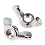 24mm Plain Stainless Steel Wingnut, M5, A4 316