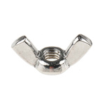 30mm Plain Stainless Steel Wingnut, M6, A4 316