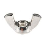 36mm Plain Stainless Steel Wingnut, M8, A4 316