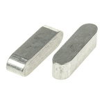 RS PRO 20 x 5 x 5mm Steel Feather Key