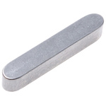 RS PRO 35 x 6 x 6mm Steel Feather Key