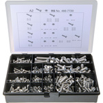 RS PRO Stainless Steel 624 Piece Hex Drive Screw/Bolt & Nut Kit