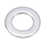 Chrome Plated Steel Plain Washers, M4, JIS B 1256