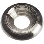 Nickel Plated Brass Cup Washers, M4