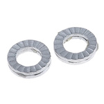 Delta Protekt Unalloyed Steel Wedge Lock Washers, M4