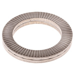 A4 316 Steel Wedge Lock Washers, M20