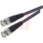 RG58C CABLE, BNC MALE/MALE, 1.0FT