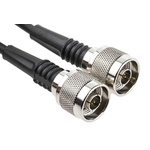 TE Connectivity Male N to Male N RG58 Coaxial Cable, 50 Ω