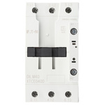 Eaton Contactor, 400 V ac Coil, 3-Pole, 40 A, 18.5 kW, 3NO, 400 V ac