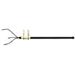 DOD5-2400/5500-3C3C3C-BLK-STD Mobilemark - Rod WiFi (Dual Band)  Antenna, Wall/Pole Mount, (2.4 GHz) SMA Connector
