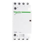 Schneider Electric iCT Series Contactor, 230 V ac Coil, 4-Pole, 16 A, 4NO, 400 V ac