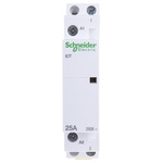 Schneider Electric iCT Series Contactor, 230 V ac Coil, 1-Pole, 25 A, 1NO, 250 V ac