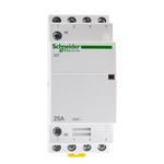 Schneider Electric iCT Series Contactor, 24 V ac Coil, 4-Pole, 25 A, 4NO, 400 V ac