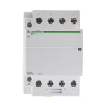 Schneider Electric iCT Series Contactor, 24 V ac Coil, 4-Pole, 63 A, 4NO, 400 V ac