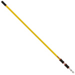 Rubbermaid Commercial Products Yellow Aluminium Telescopic Mop Handle, 1.83 → 5.5m, for use with Mop