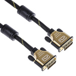 Roline Dual Link DVI-D to DVI-D Cable, Male to Male, 10m