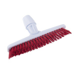 RS PRO Red Nylon Hard Scrubbing Brush for Floors