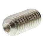 Plain Stainless Steel Hex Socket Set M6 x 12mm Grub Screw