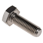 Plain Stainless Steel Hex, Hex Bolt, M10 x 30mm