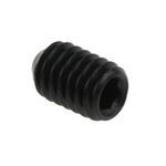 Black, Self-Colour Steel Hex Socket Set M4 x 6mm Grub Screw