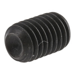 Black, Self-Colour Steel Hex Socket Set M8 x 12mm Grub Screw
