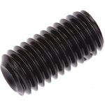 Black, Self-Colour Steel Hex Socket Set M8 x 16mm Grub Screw
