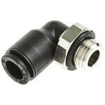 Legris Threaded-to-Tube Elbow Connector G 3/8 to Push In 16 mm, 3199 Series, 20 bar