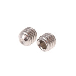 Plain Stainless Steel Hex Socket Set M4 x 4mm Grub Screw