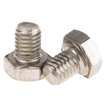 Plain Stainless Steel Hex, Hex Bolt, M8 x 10mm