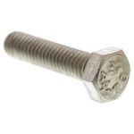 Plain Stainless Steel Hex, Hex Bolt, M6 x 25mm