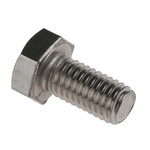 Plain Stainless Steel Hex, Hex Bolt, M8 x 16mm