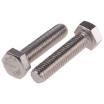 Plain Stainless Steel Hex, Hex Bolt, M8 x 35mm