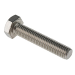 Plain Stainless Steel Hex, Hex Bolt, M10 x 50mm