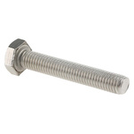 Plain Stainless Steel Hex, Hex Bolt, M10 x 60mm