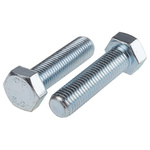 Clear Passivated, Zinc Steel Hex, Hex Bolt, M16 x 60mm