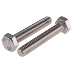 Plain Stainless Steel Hex, Hex Bolt, M10 x 60mm