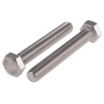 Plain Stainless Steel Hex, Hex Bolt, M12 x 80mm