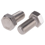 Plain Stainless Steel Hex, Hex Bolt, M20 x 40mm