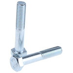 Clear Passivated, Zinc Steel, Hex Bolt, M8 x 45mm